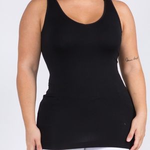 Women's V or U Neckline Reversible Seamless Tank